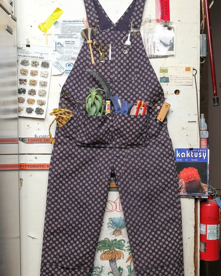 Earthstar fungus workwear, for Hot Cactus, Los Angeles: photograph 3 of 3
